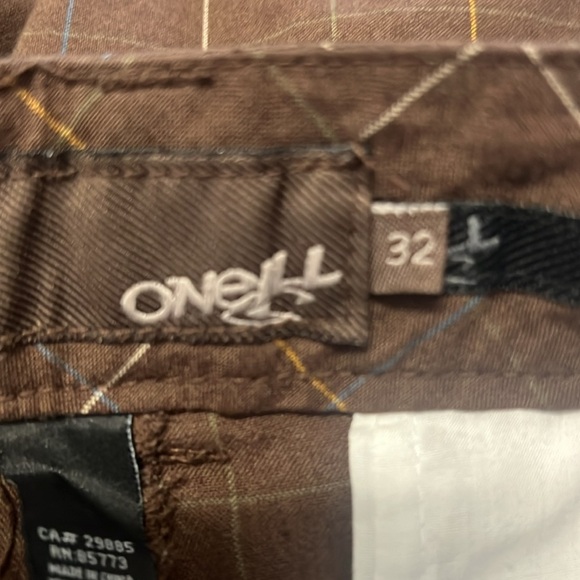 O’NEAL Men's Brown Plaid 🩳 Shorts - Picture 2 of 7